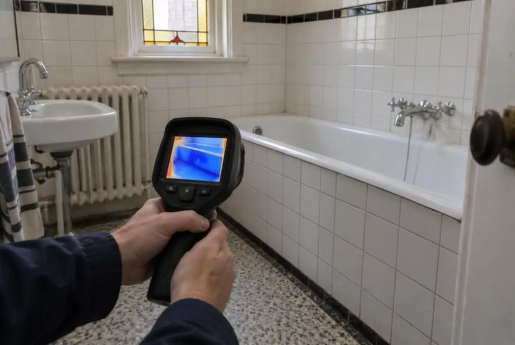 Lekdetectie Westervoort – onderzoek in een badkamer van een oudere woning