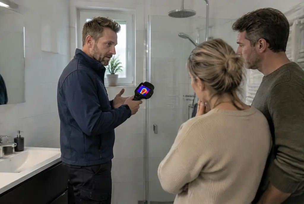 Lekdetectie Westervoort – specialist legt bevindingen uit aan bewoner